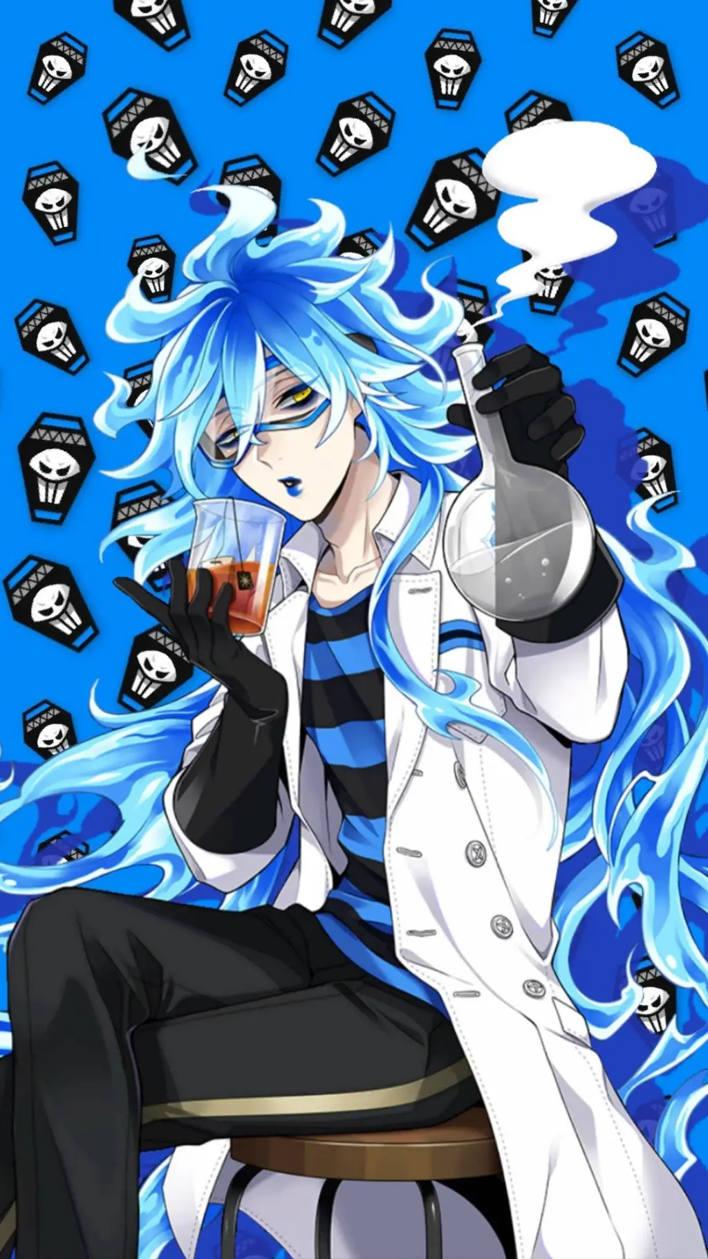 ai character: Idia Shroud background