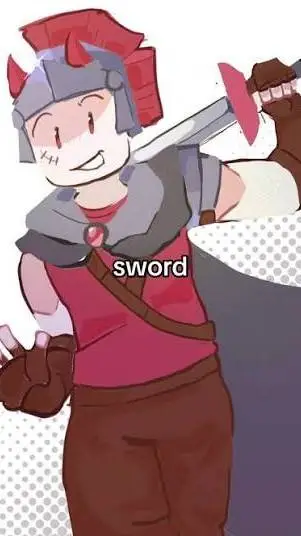 ai character: Sword background