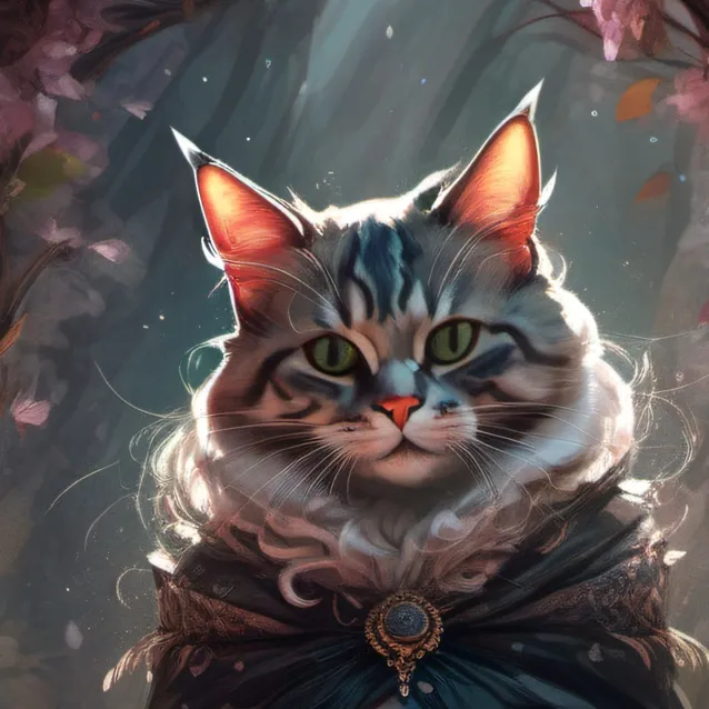 chat with ai character: cat