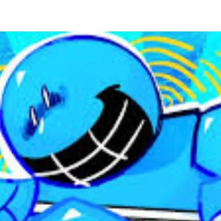 chat with ai character: Blue dude