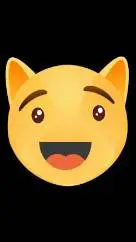 ai character: orange cat background