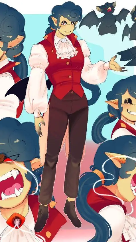 ai character: Appleblood wally background