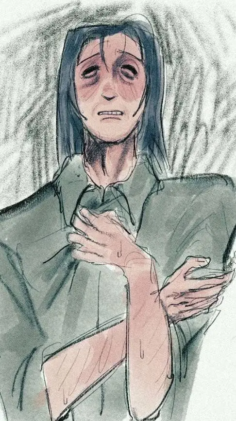 ai character: Blinded man background