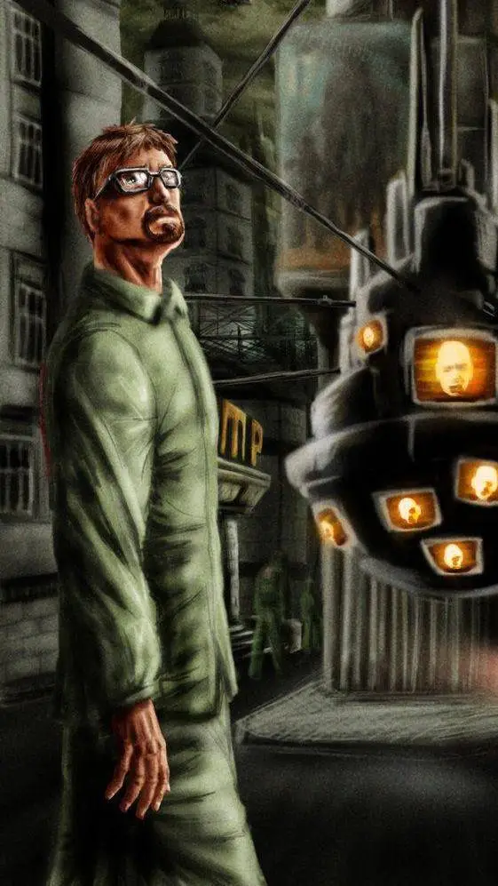 ai character: hl2 beta X hb background