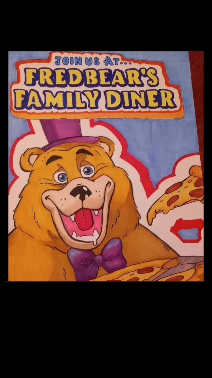 ai character: MY FNAF 4 AU! <3 background