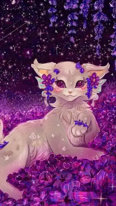 ai character: Warrior (big)cats⬛ background