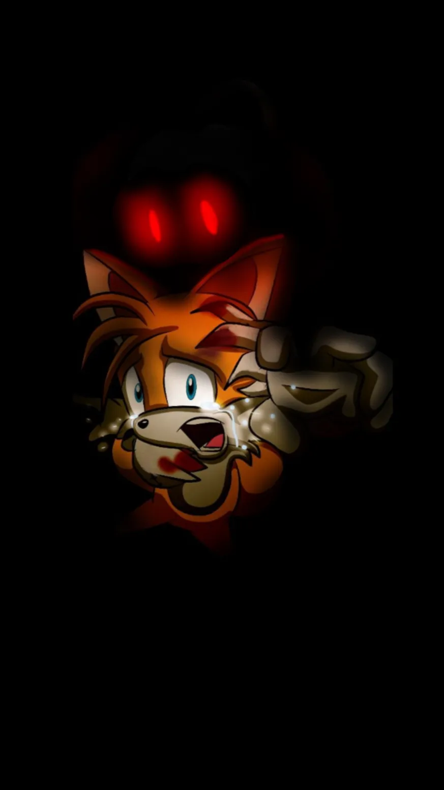 ai character: Tails…..￼ background