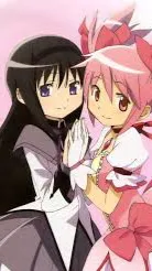 ai character: Madoka & hamura background