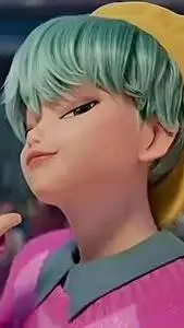 ai character: baby Saja background