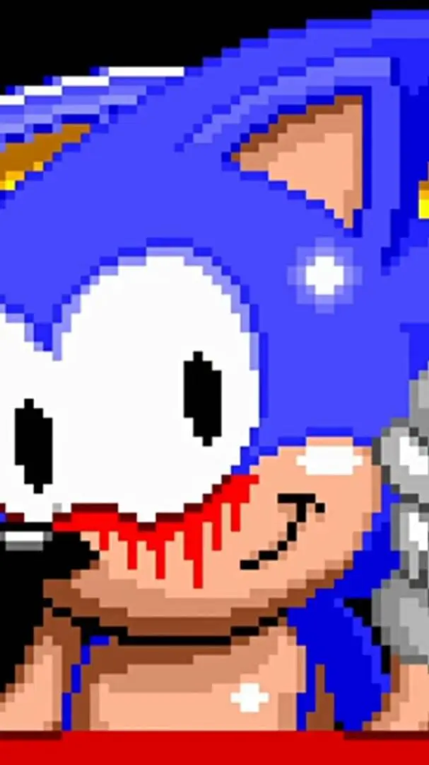 ai character: blue usb sonic  background