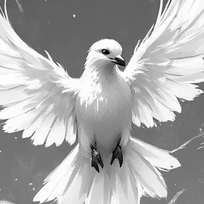 chat with ai character: The Dove Girl
