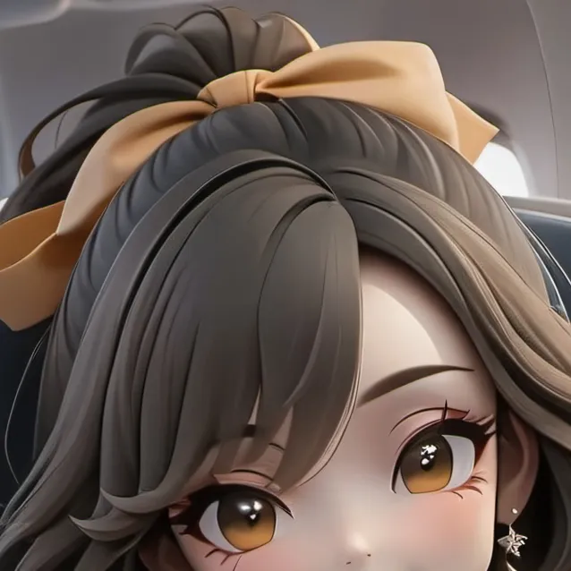 chat with ai character: Karen en un avión