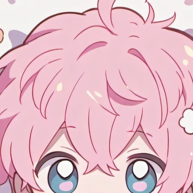 chat with ai character: pink haired baby✨️