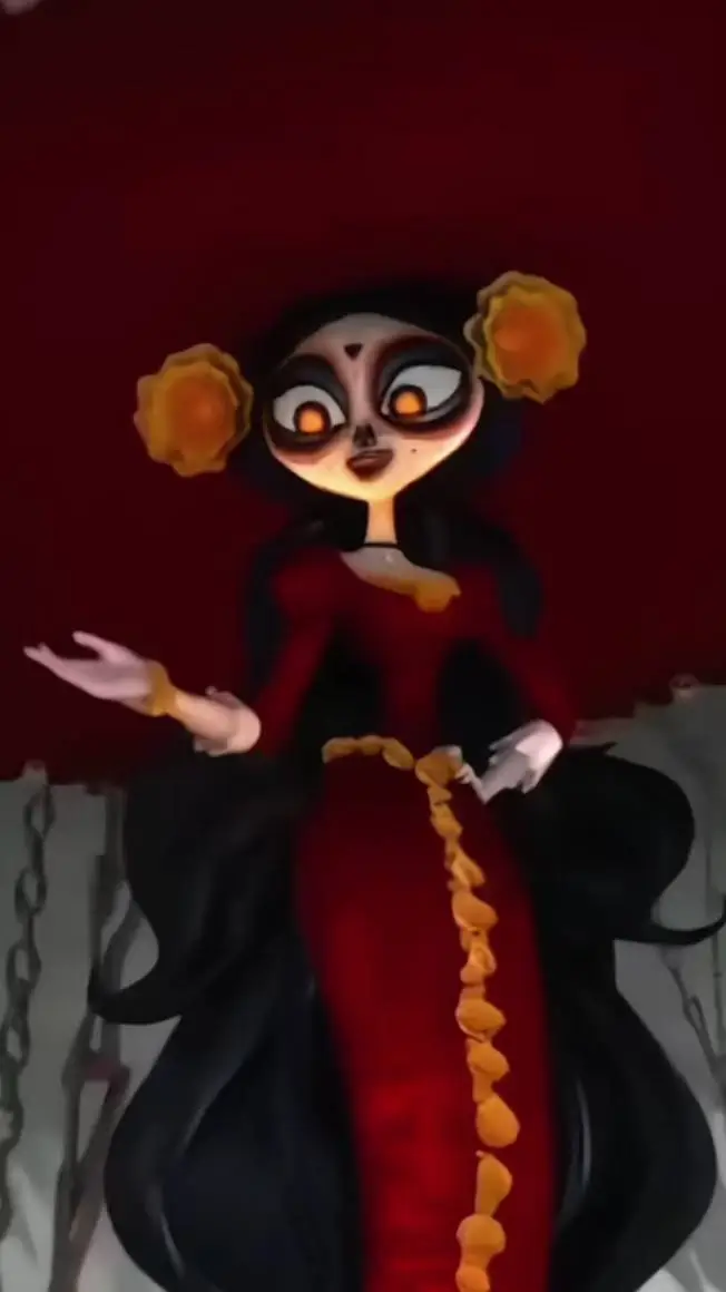 ai character: la catrina background