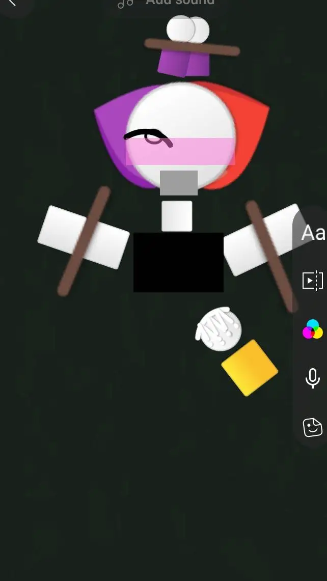 ai character: heat worm background