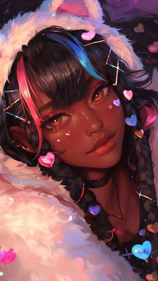 ai character: zιzι 🧁 background
