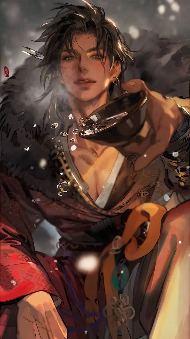 ai character: ꂵ꒐ꉔꉔꄲ-🐍 background