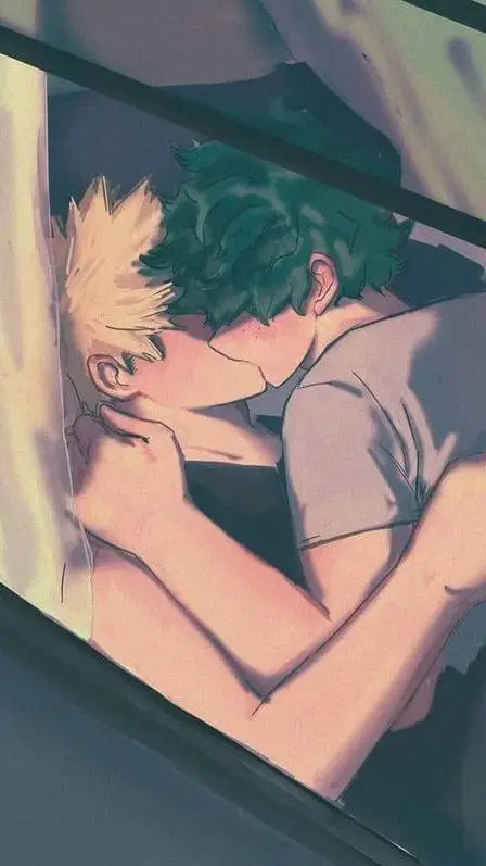 ai character: bakugo,deku background