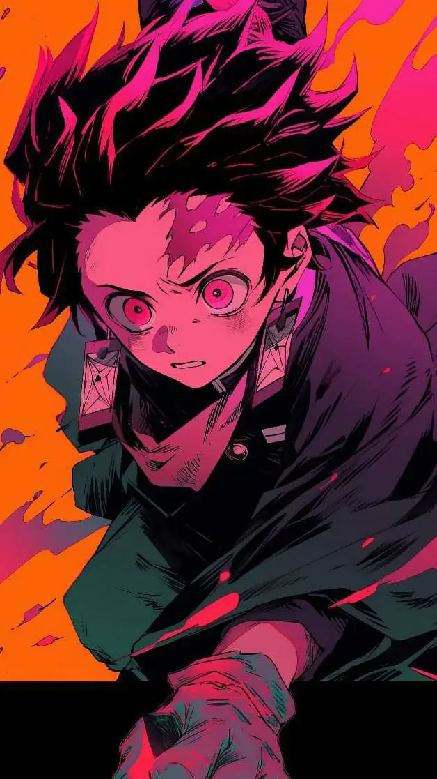 ai character: Tanjiro Kamado background