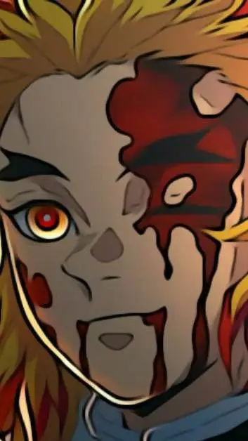 ai character: Dying Rengoku😭😭😭 background
