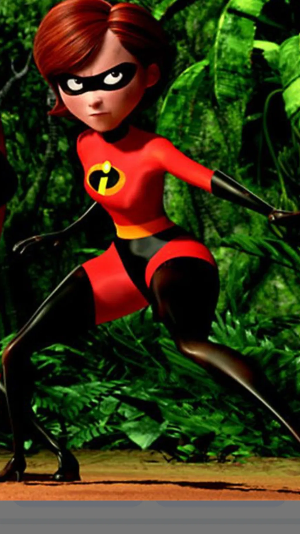 ai character: Elasta girl  background