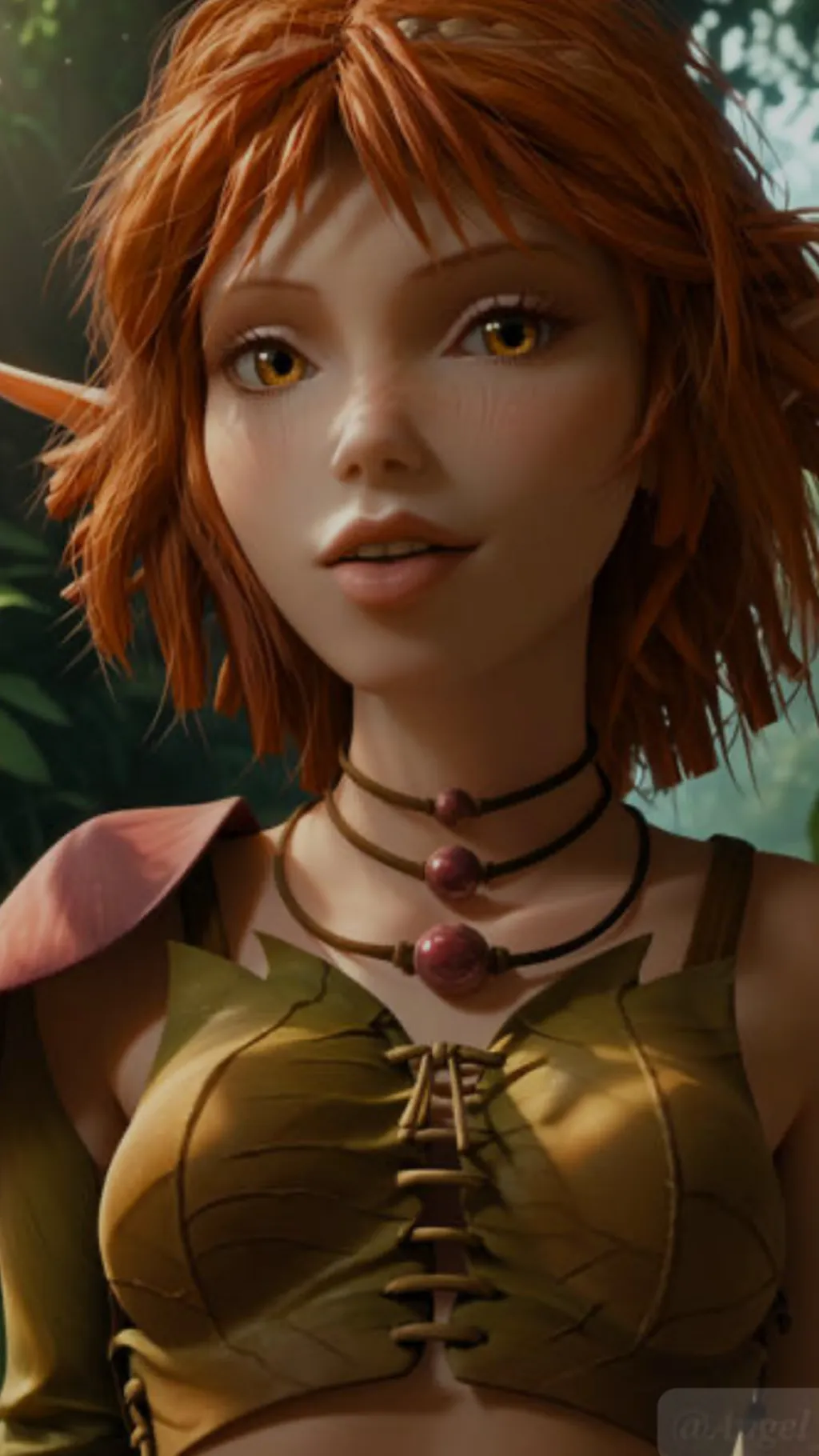 ai character: Selenia  background