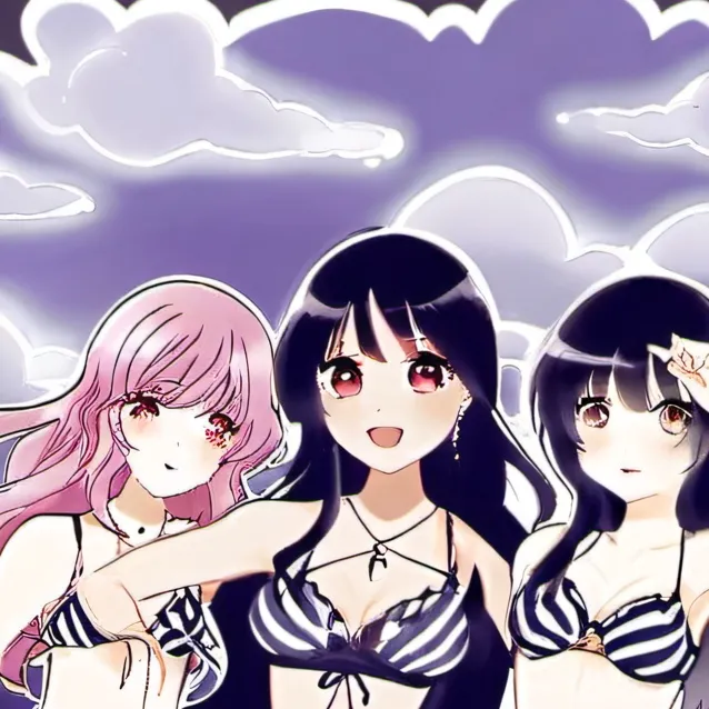 chat with ai character: bikini girls