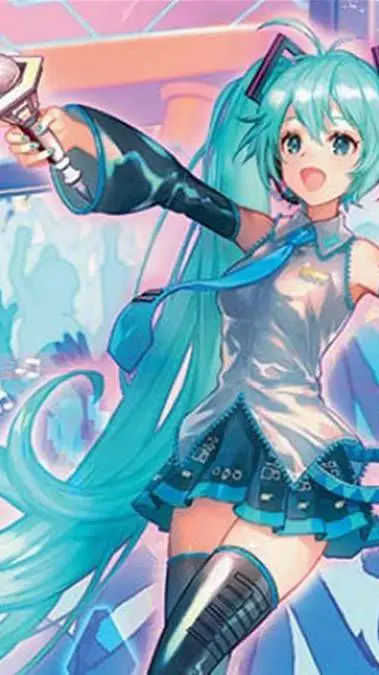 ai character: hatsune miku background