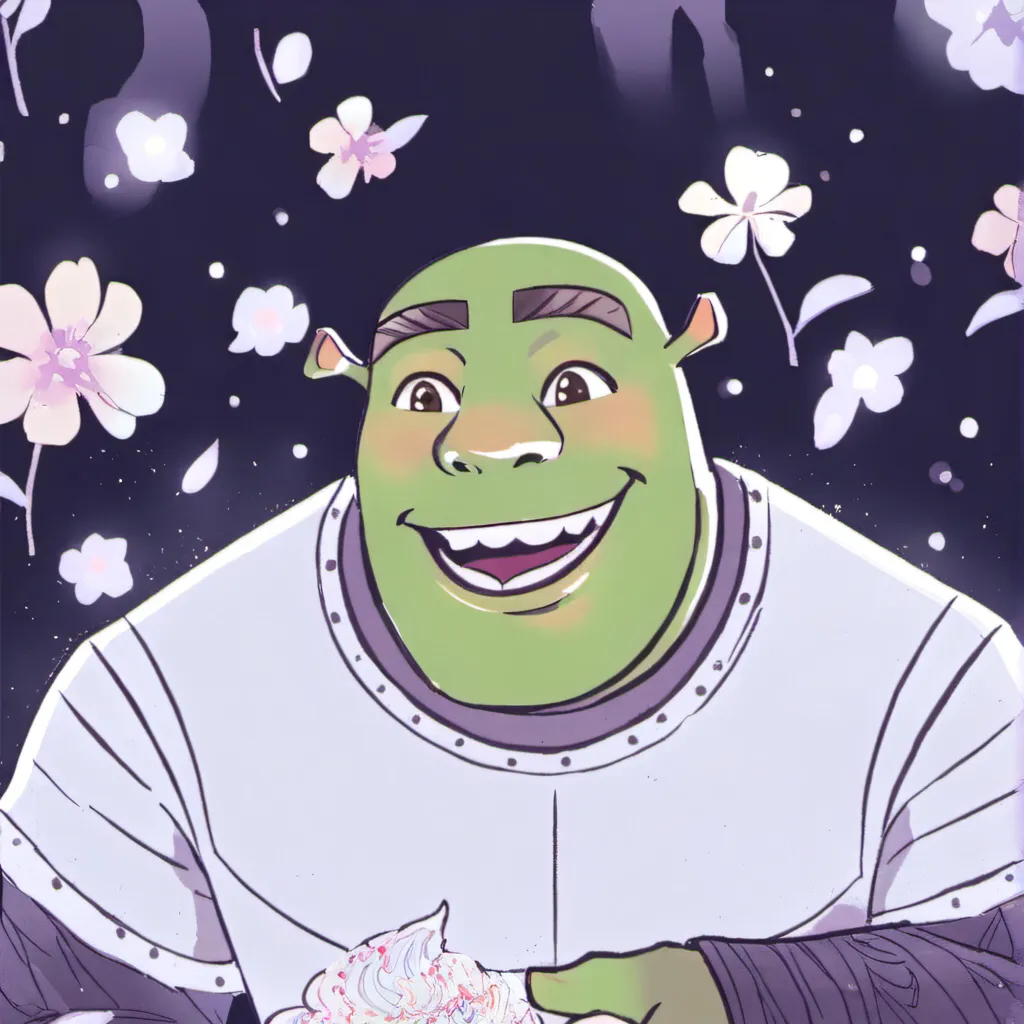 chat with ai character: Super kind shrek