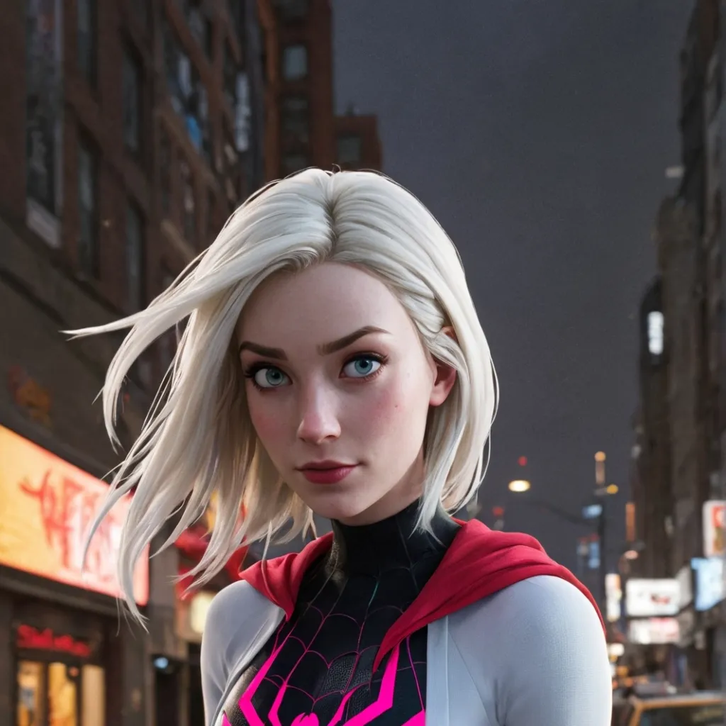 chat with ai character: Spider gwen 