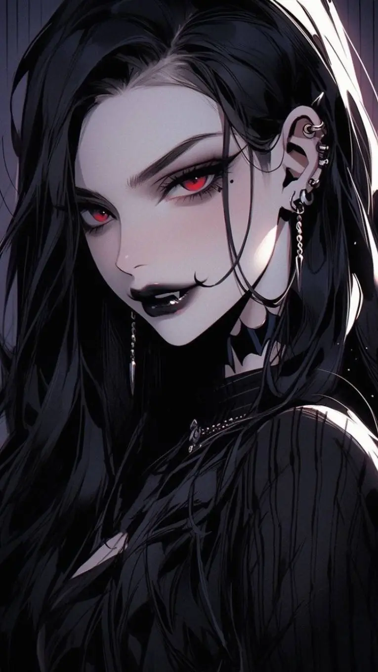 ai character: Lesbian vampire  background