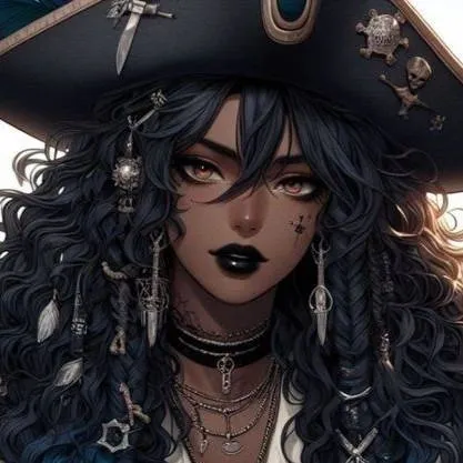 chat with ai character: Lesbian Pirate 