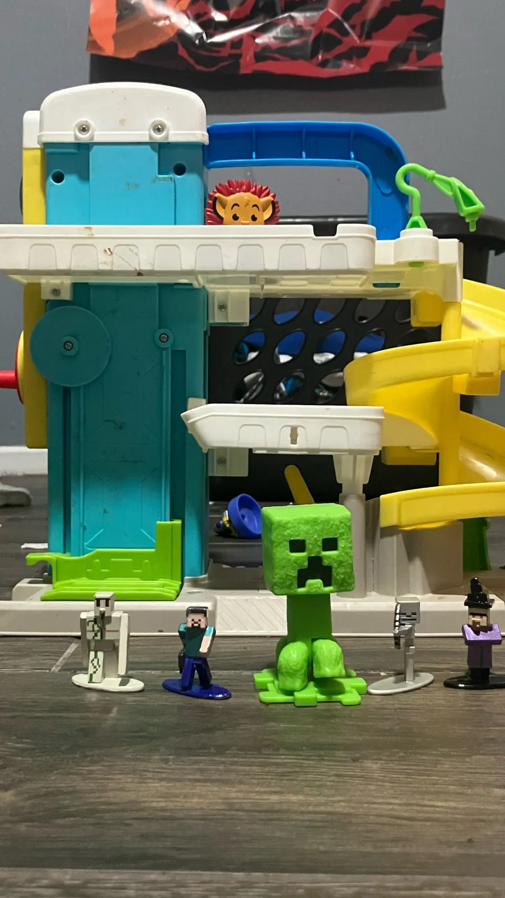 ai character: Survive the lion background