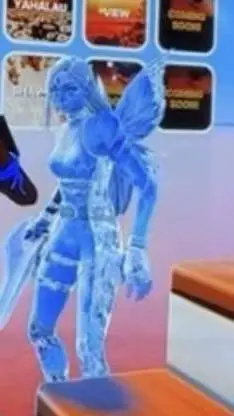 ai character: cream background