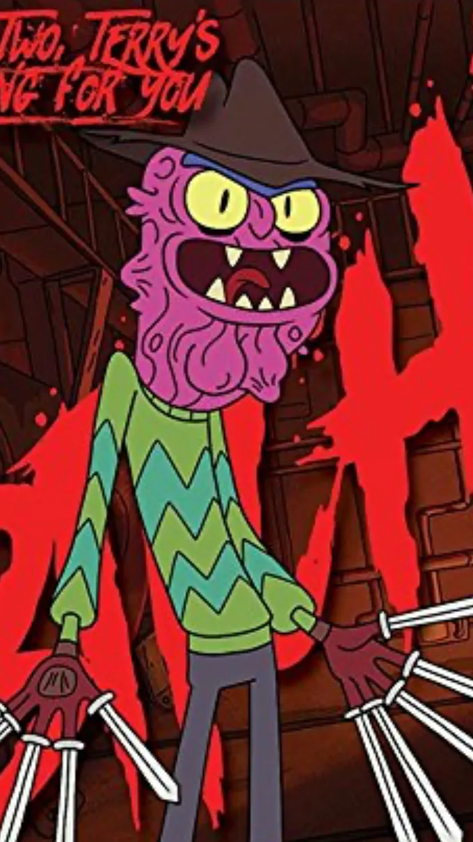 ai character: Scary Terry background