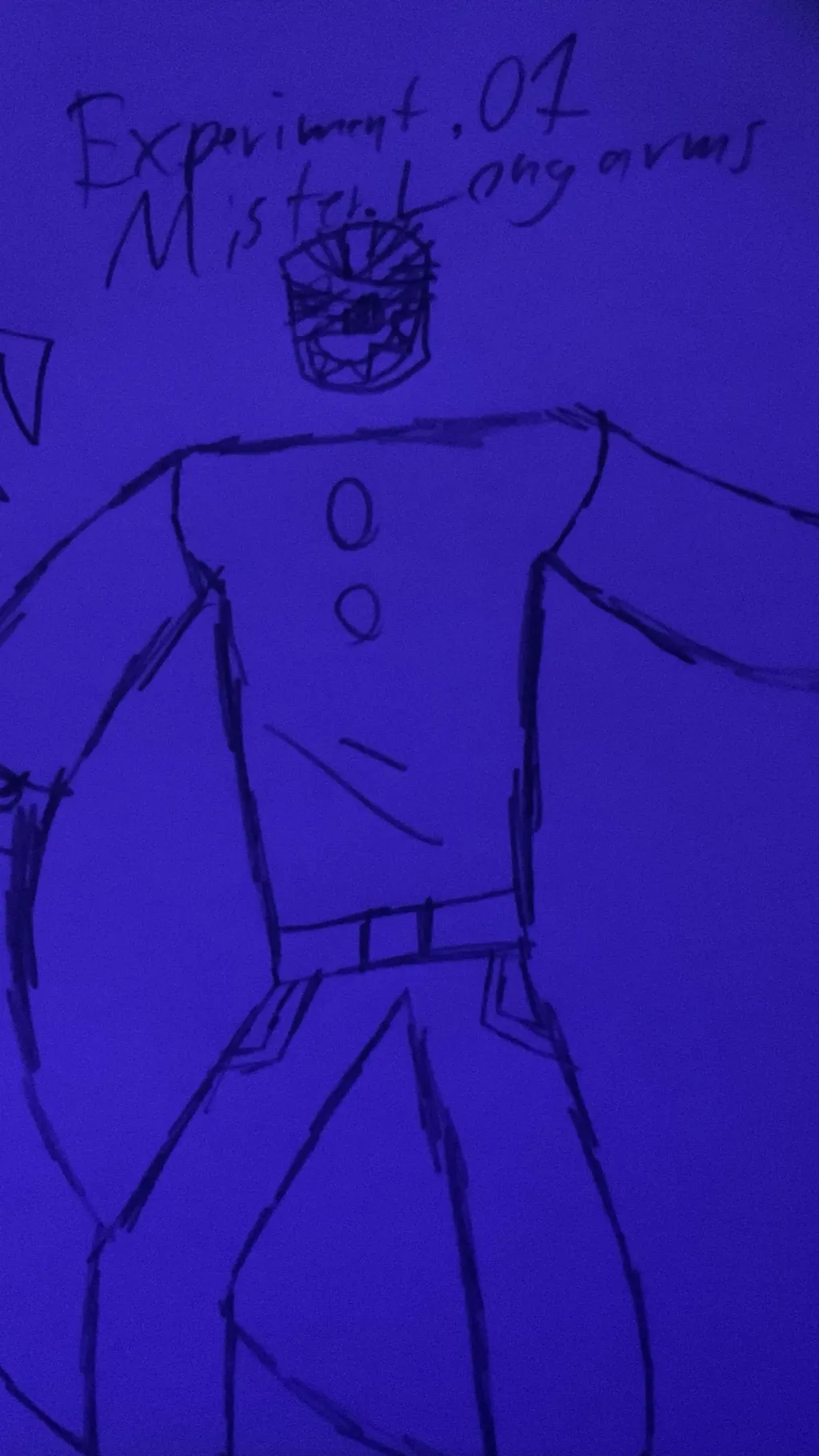 ai character: Mister long arms background