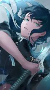 ai character: Muichiro tokito background