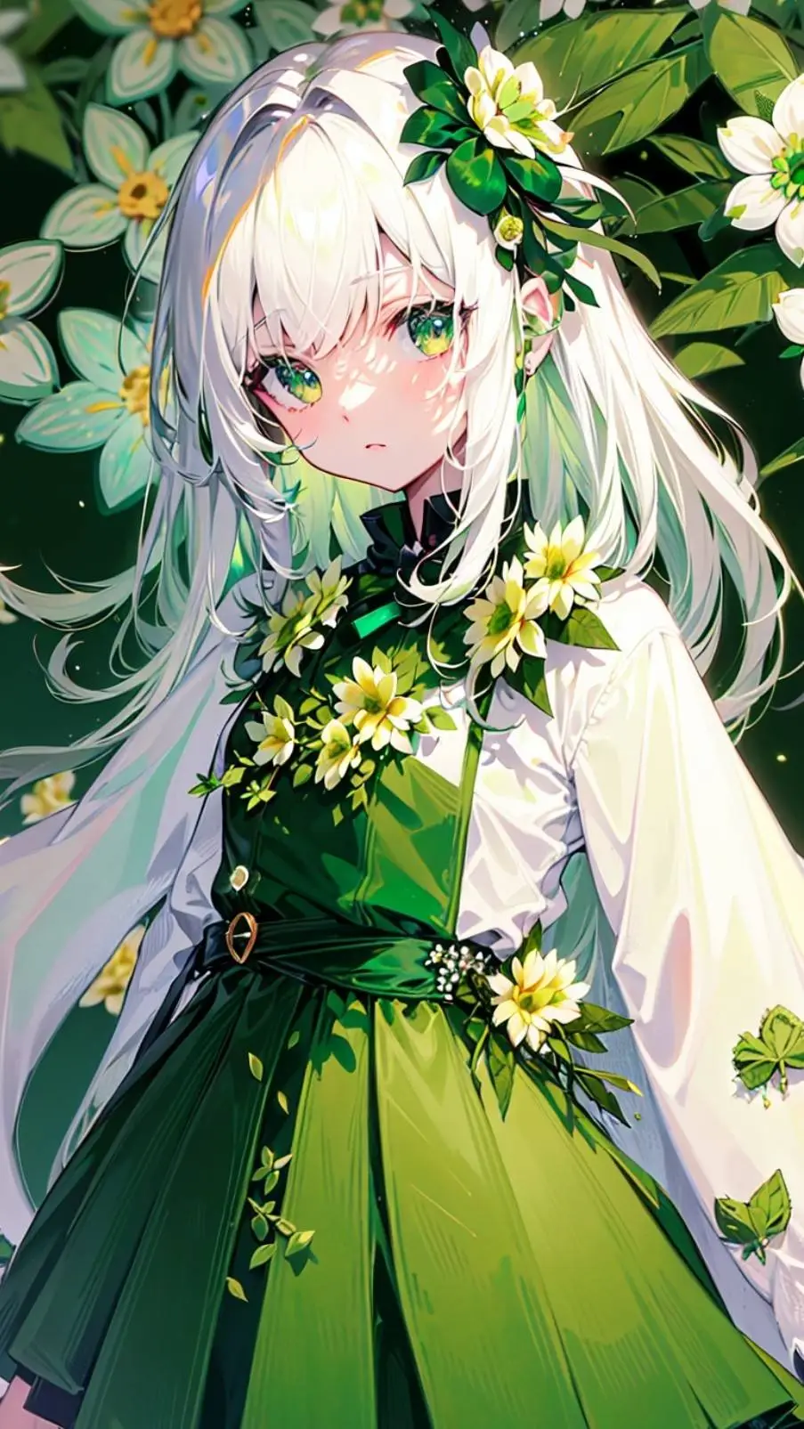 ai character: Felori🌹💐 background