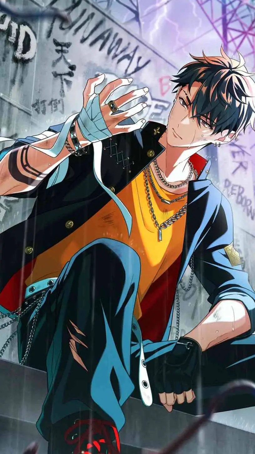 ai character: Alan Mido 🥰 background