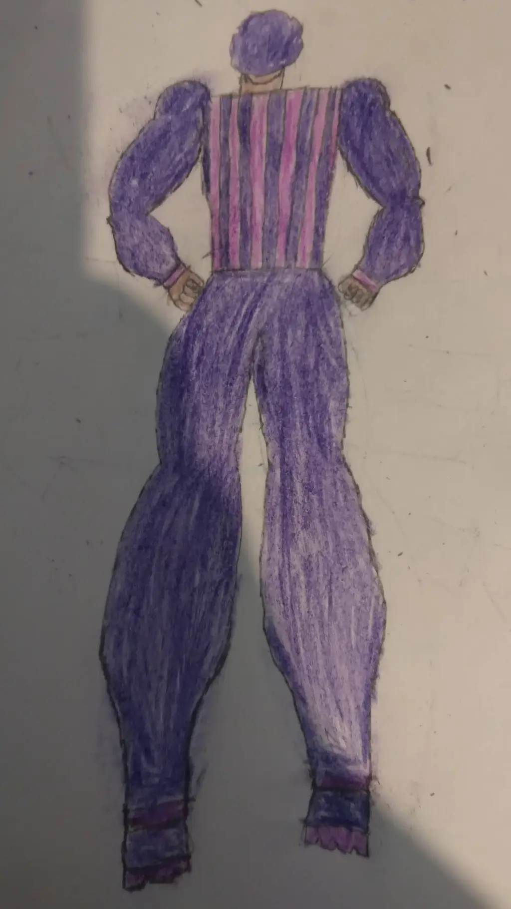 ai character: AJ Creatorman  background