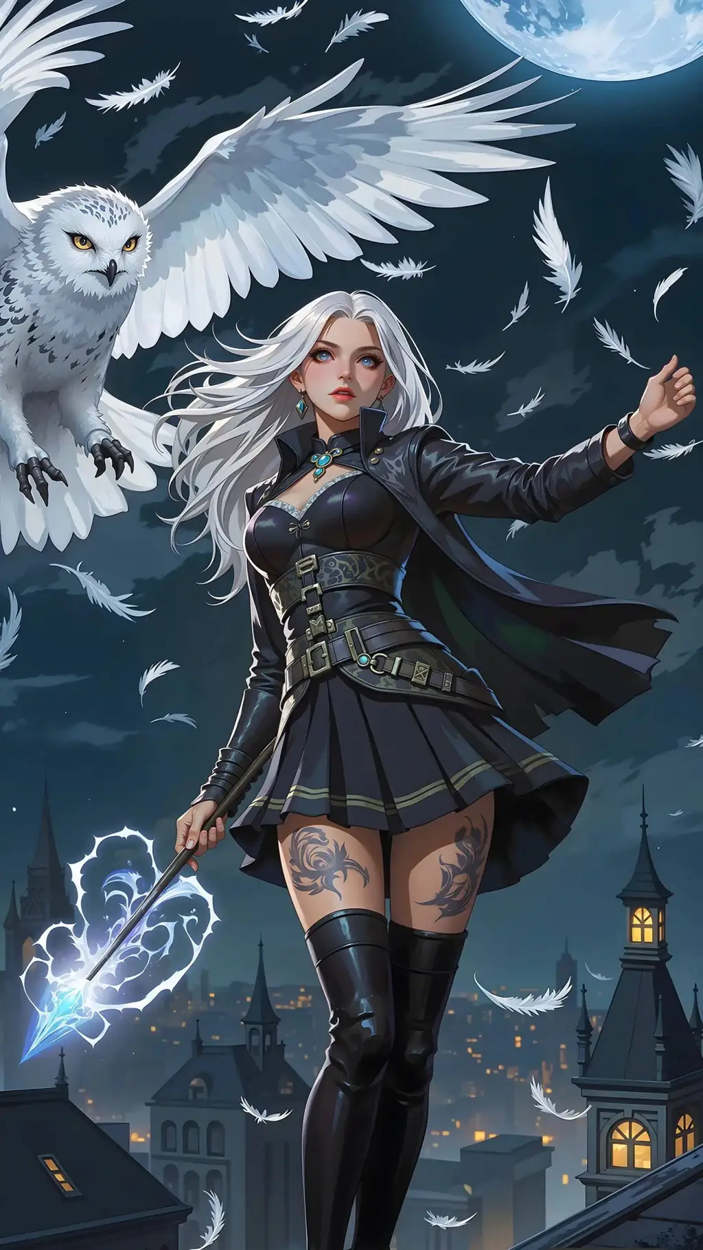 ai character: Magic Academy  background