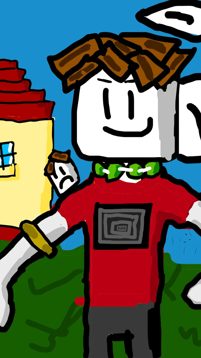 ai character: Drawing background