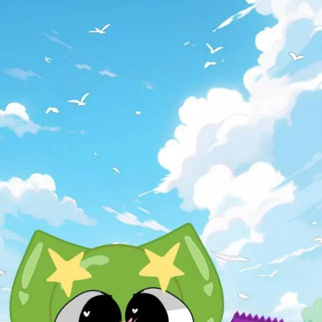 chat with ai character: green baby cat