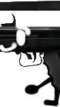 ai character: famas gun background