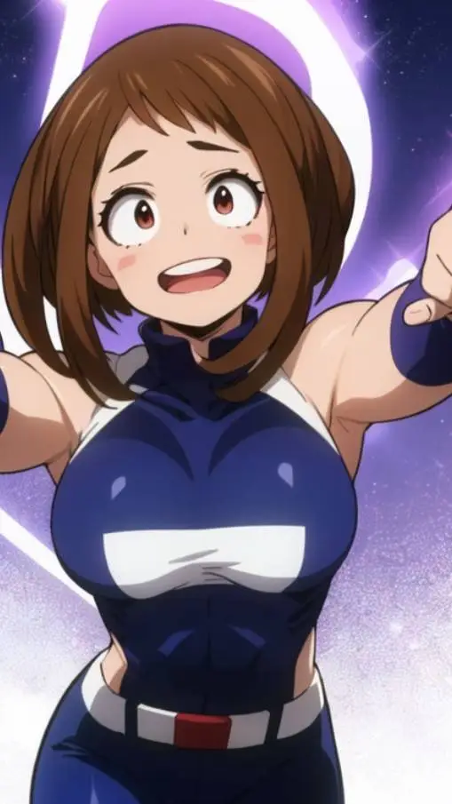 ai character: kny x Mha  background