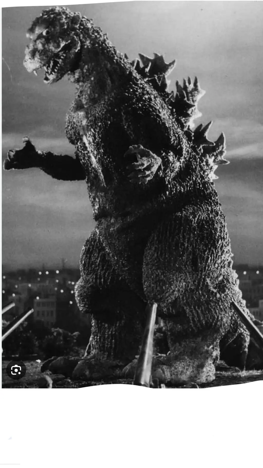 ai character: Gojira/Godzilla background