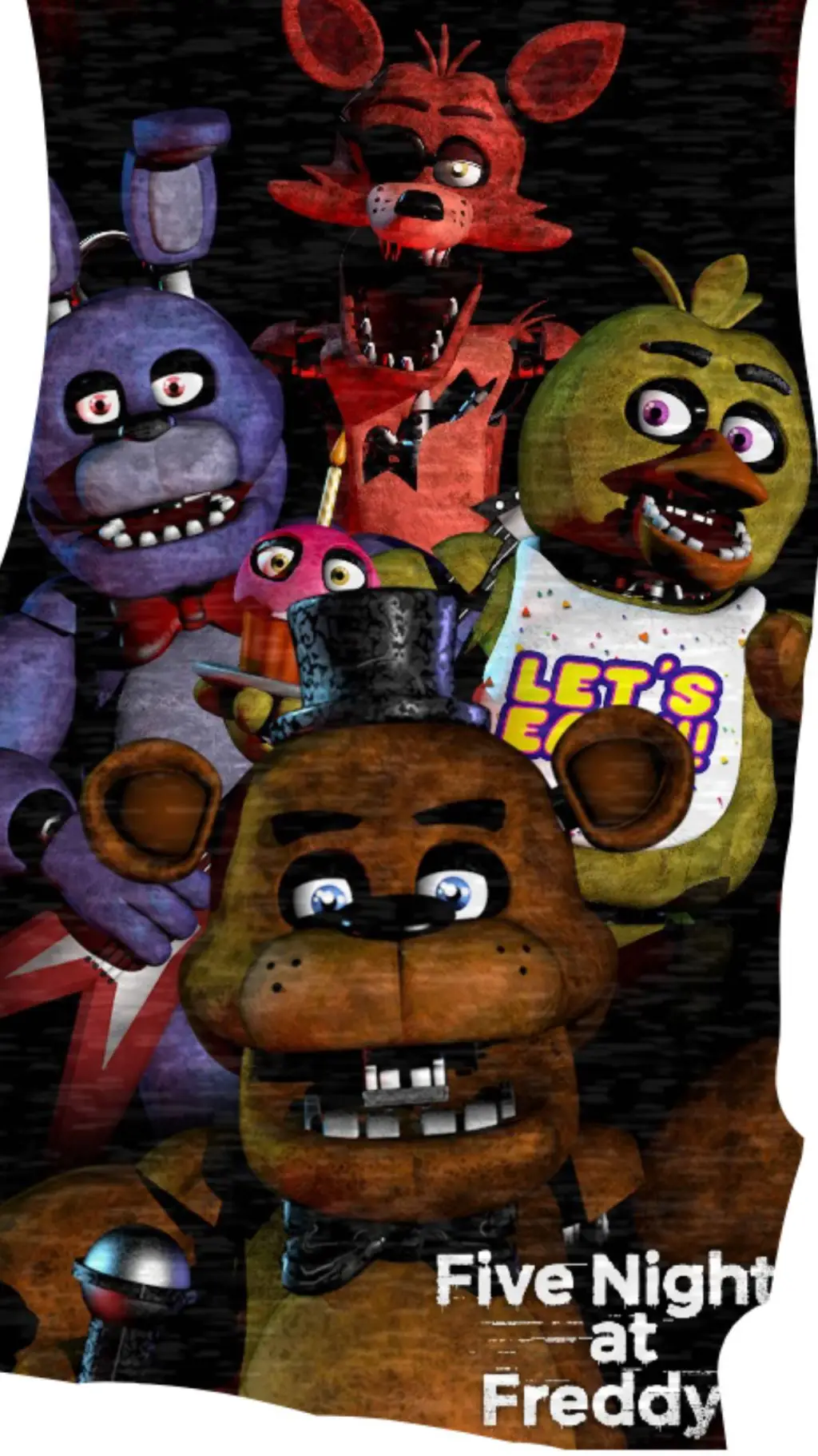 ai character: FNAF 1 background