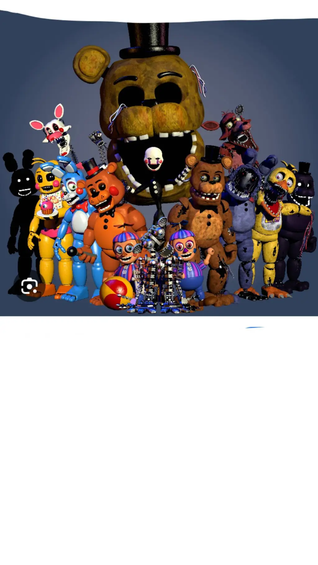 ai character: FNAF 2 background