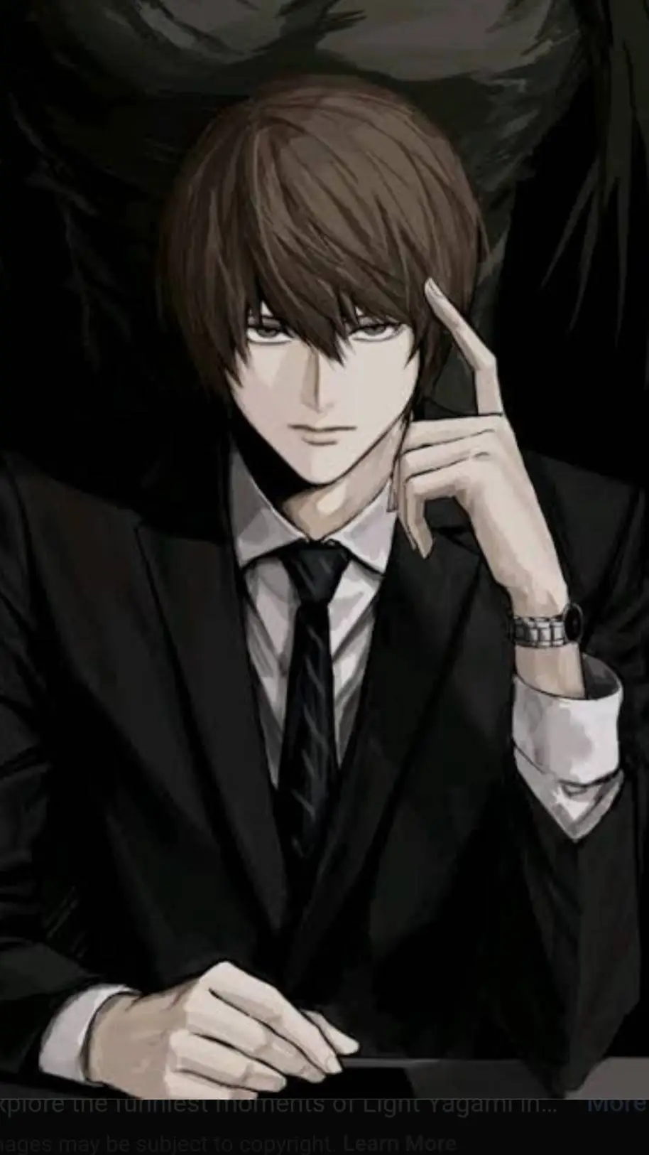 ai character: Light Yagami background