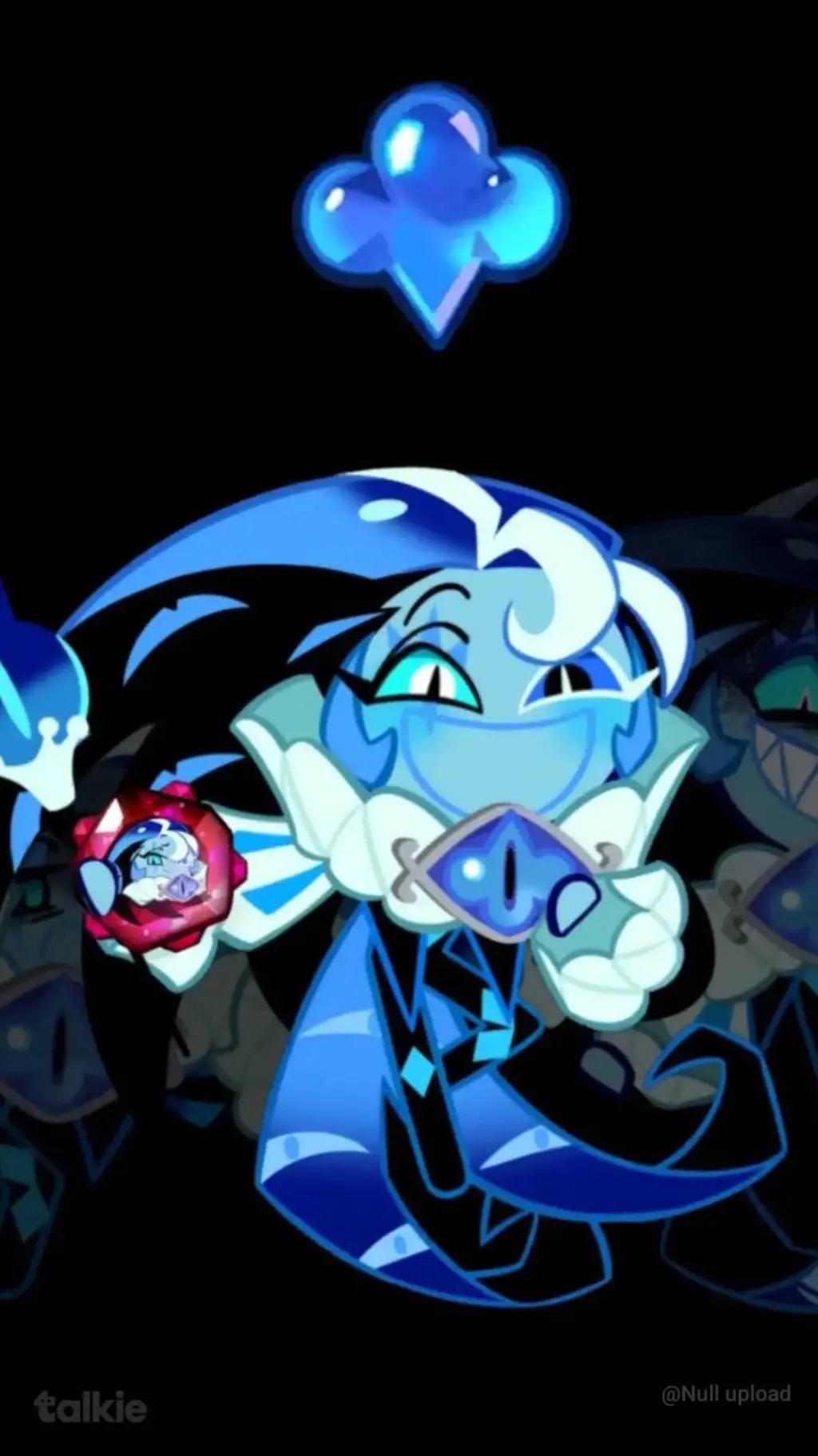 ai character: Shadow milk 🍪  background